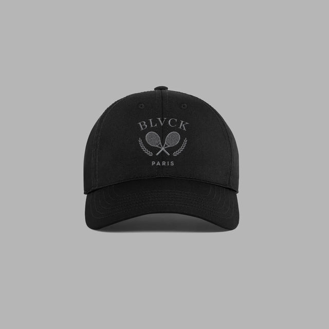 BLVCK 闇黑網球帽 - 黑