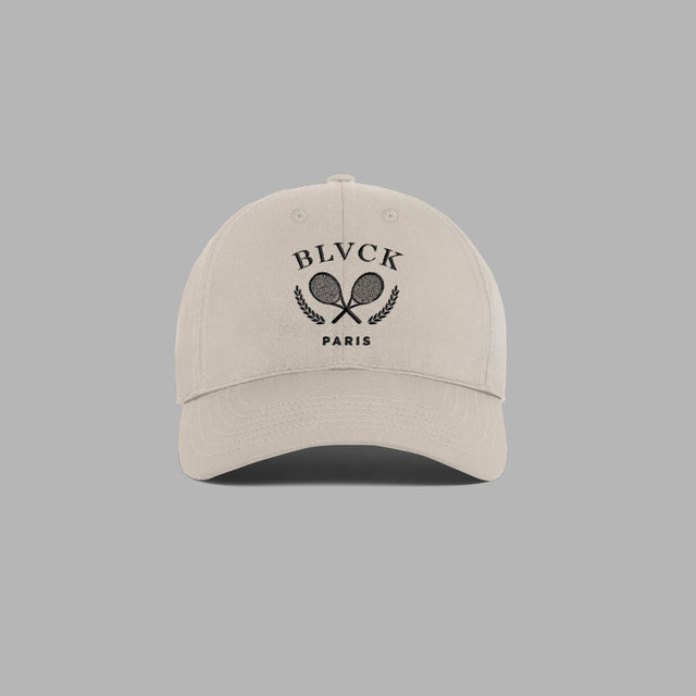 BLVCK 闇黑網球帽 - 褐