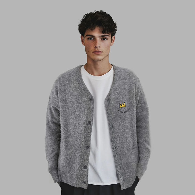 BLVCK X BASQUIAT 聯名皇冠開襟衫