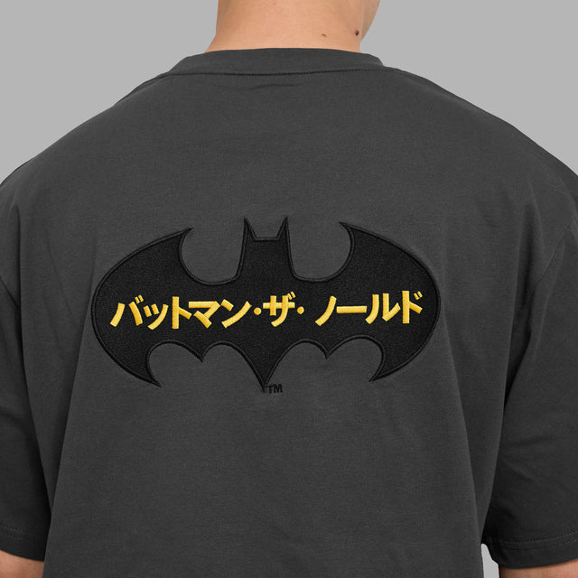BLVCK X BATMAN 聯名LOGO TEE-灰
