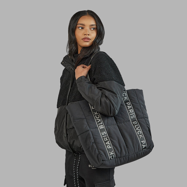 BLVCK 闇黑澎澎托特袋