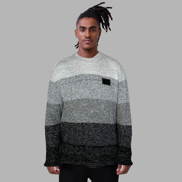 BLVCK 霧幻漸層拼接運動衫
