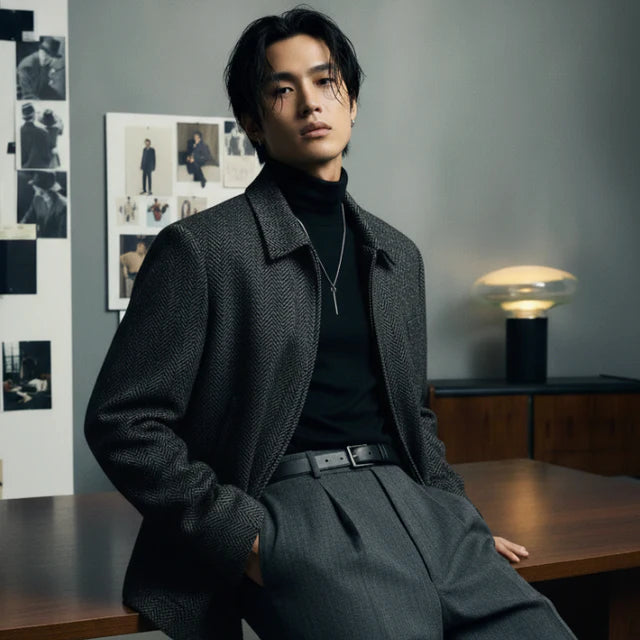 BLVCK 經典羊毛外套