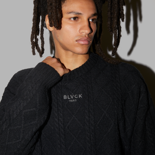 BLVCK 黑魂針織運動衫