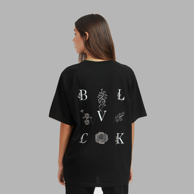 BLVCK 黔花LOGO TEE