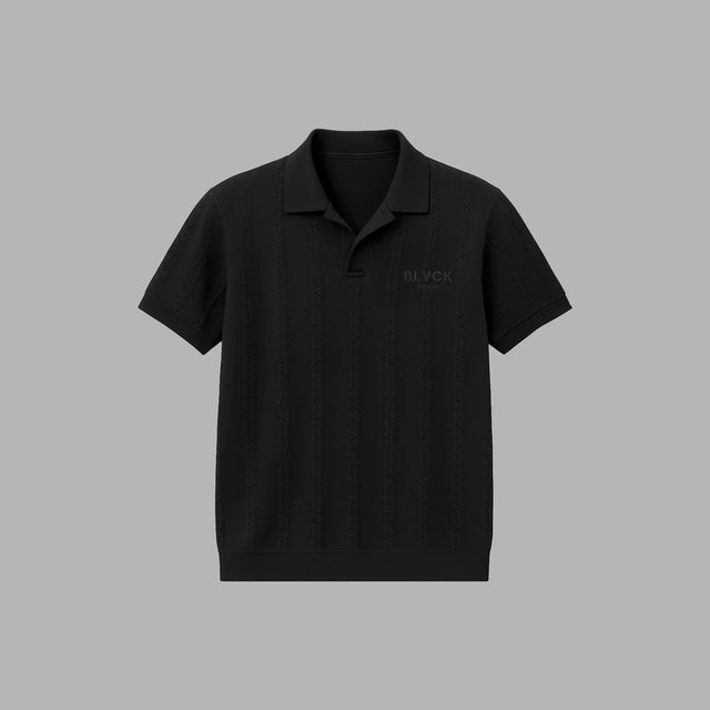 BLVCK 黑魂經典針織POLO衫