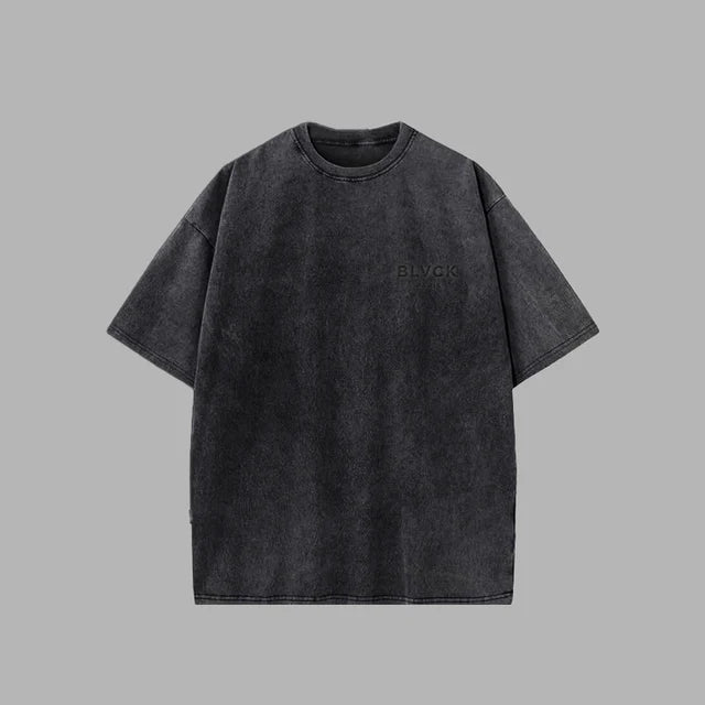 BLVCK 水洗工藝TEE - 黑