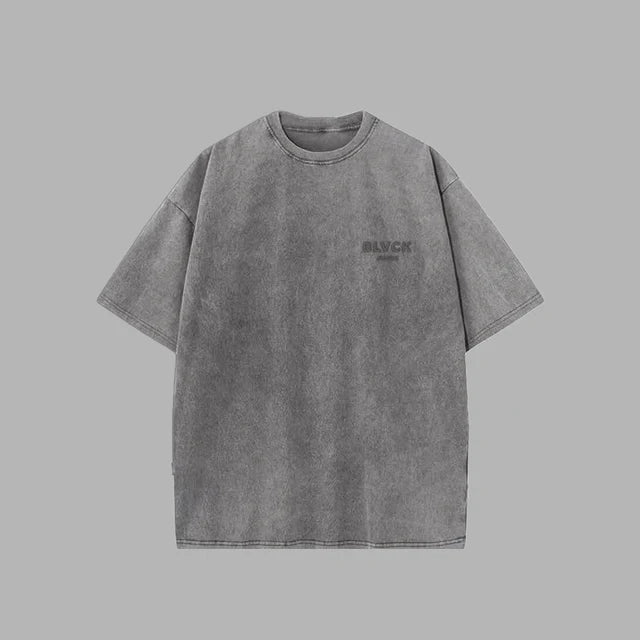 BLVCK 水洗工藝TEE - 灰
