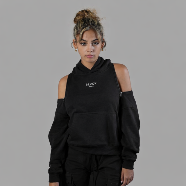 BLVCK 黑魂拉鍊連帽衫