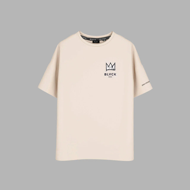 BLVCK X BASQUIAT 聯名皇冠Tee - 晨暮褐