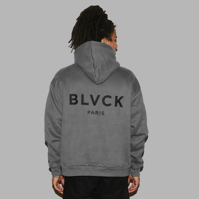 Shades of Blvck漸變系列連帽衫-銀灰