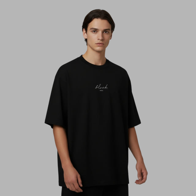 BLVCK 簽名標誌寬版TEE