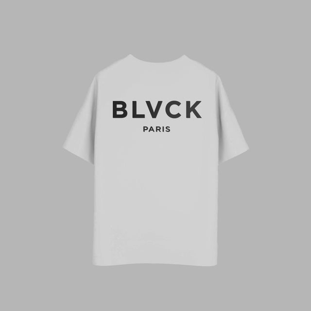 Shades of Blvck漸變系列短TEE-純白