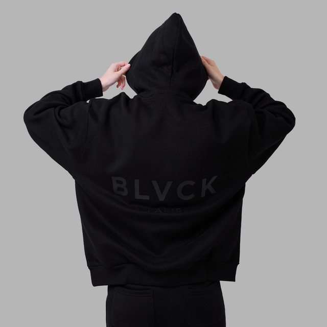 Shades of Blvck漸變系列連帽衫-黯黑