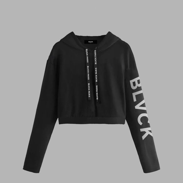 BLVCK 特製短版連帽衫 (女款)