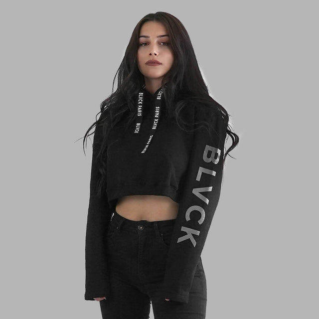 BLVCK 特製短版連帽衫 (女款)