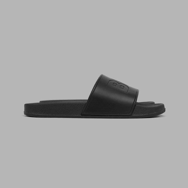 BLVCK 限定皮革黑魂拖鞋