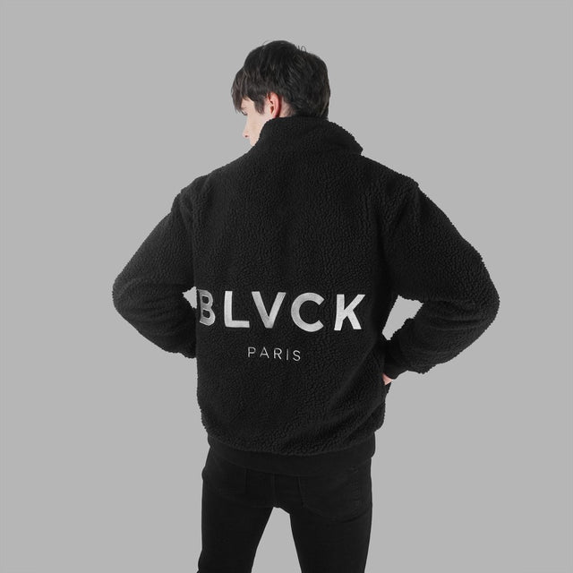 BLVCK 黑绒LOGO外套