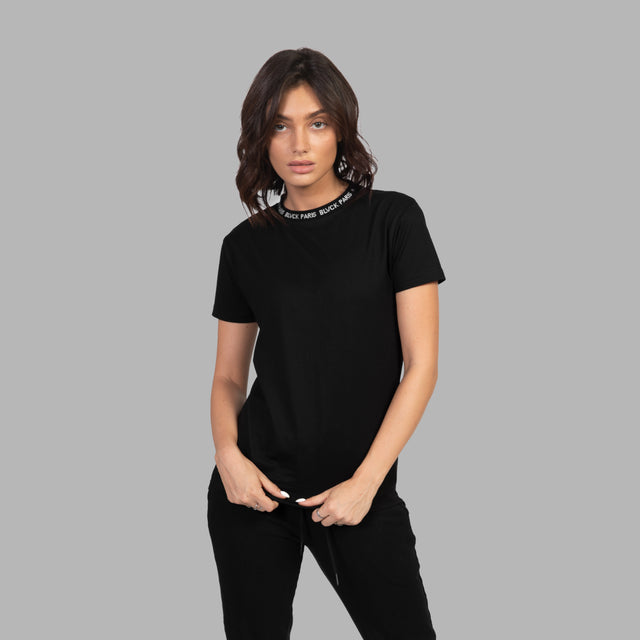 BLVCK 環頸飾邊 TEE
