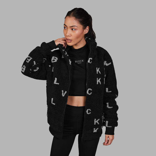 BLVCK 闇黑字母外套