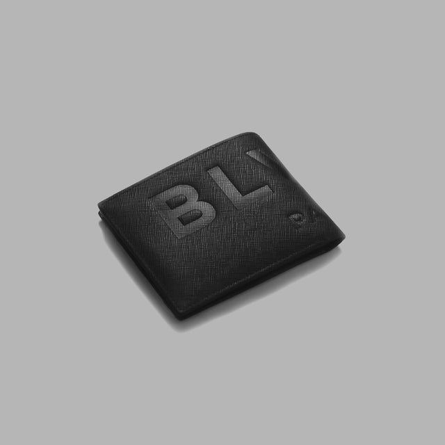 BLVCK 經典皮革對折短夾