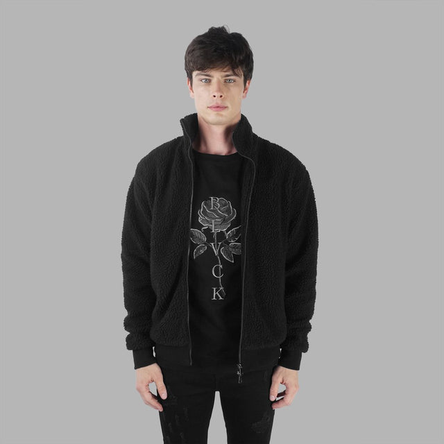 BLVCK 黑绒LOGO外套