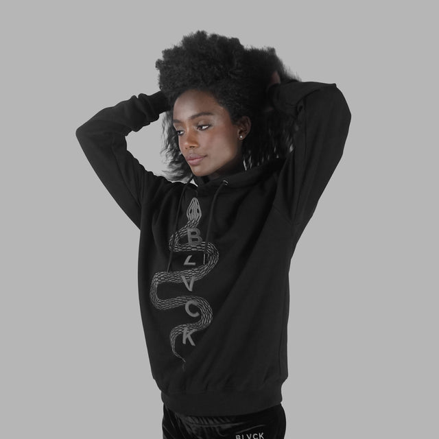 BLVCK 黑曼巴印花连帽衫 2.0