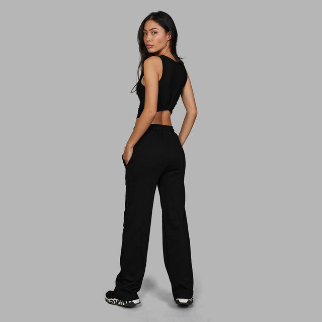 BLVCK 破壞印花縮口棉褲 (女款)