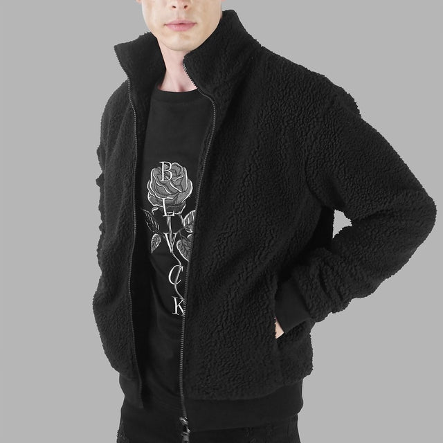 BLVCK 黑绒LOGO外套