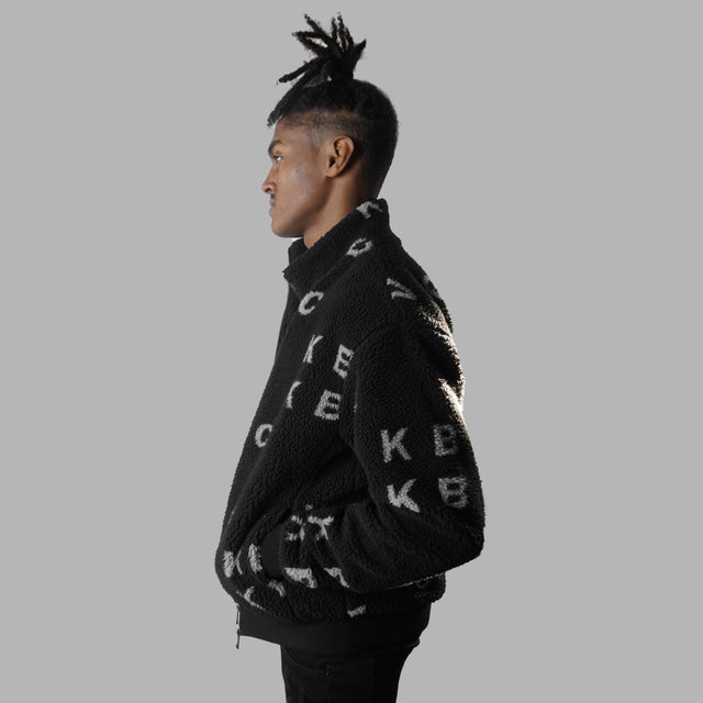 BLVCK 闇黑字母外套