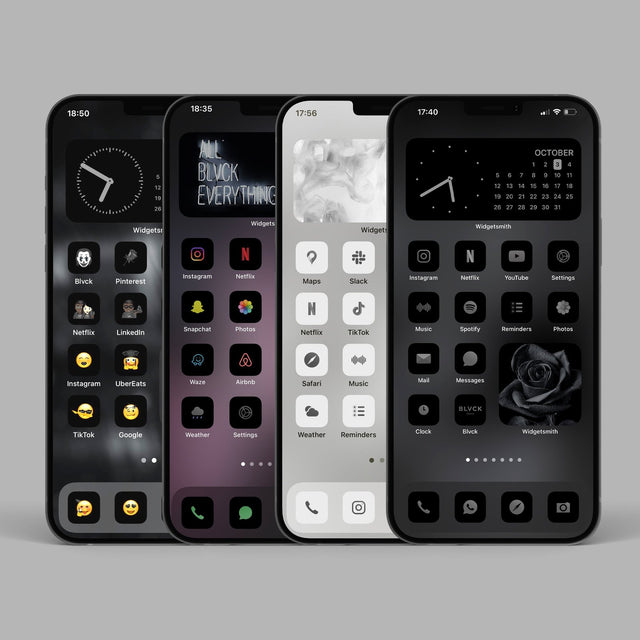BLVCK X WHTE Android 精裝黑魂介面