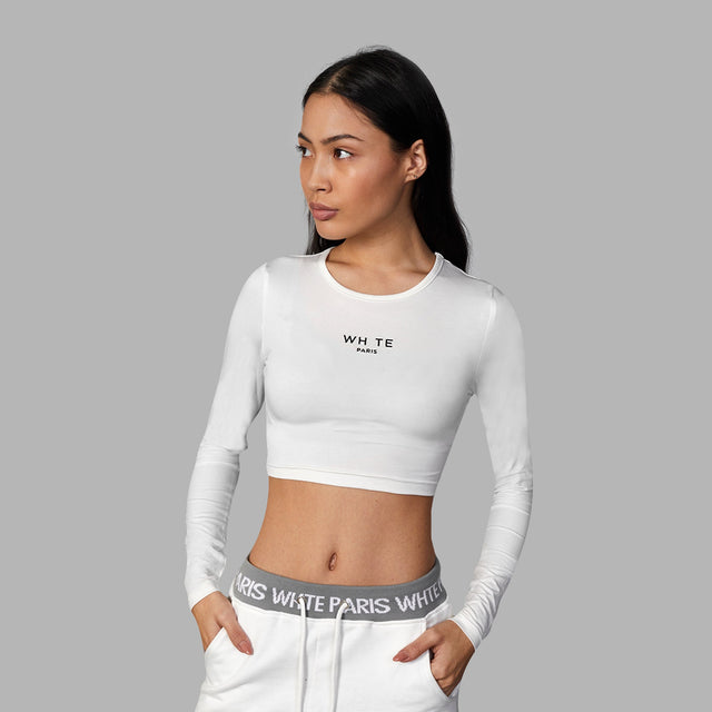 WHTE 基本款LOGO長TEE (女款)