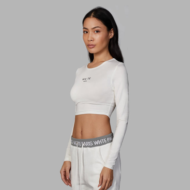 WHTE 基本款LOGO長TEE (女款)