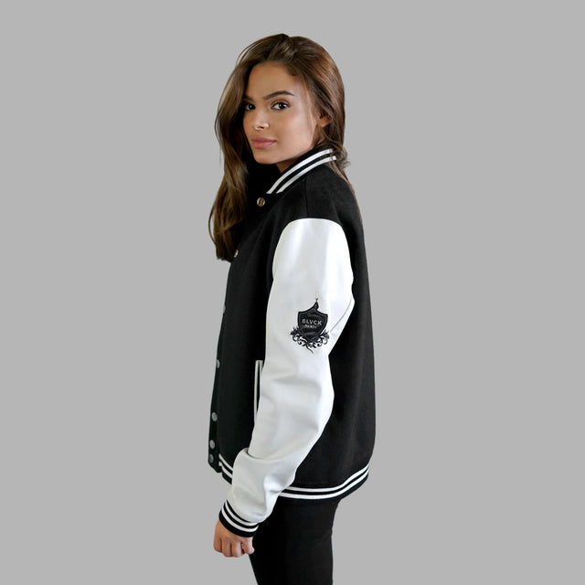 BLVCK x WHTE 联名棒球外套