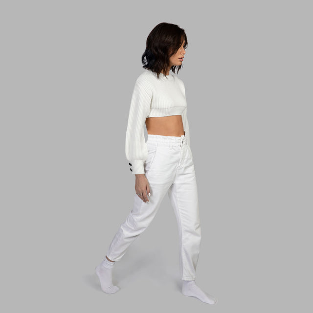 WHTE 短版针织衫(女款)
