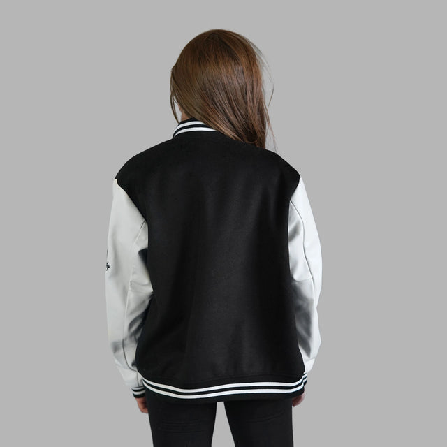 BLVCK x WHTE 联名棒球外套