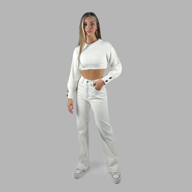 WHTE 短版针织衫(女款)