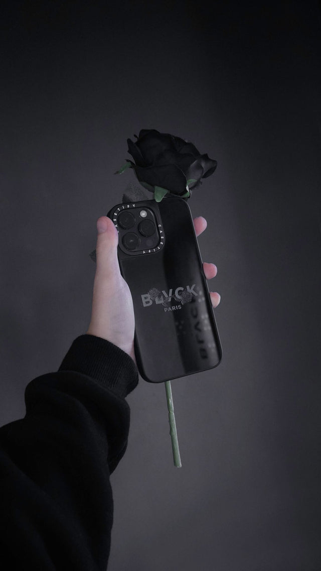 BLVCK X CASETiFY 玫瑰LOGO聯名手機殼