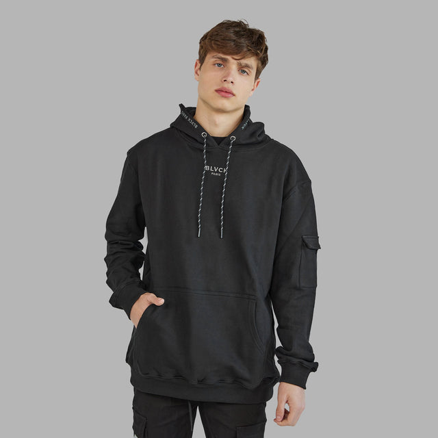BLVCK 潮流口袋連帽衫