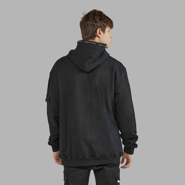 BLVCK 潮流口袋連帽衫