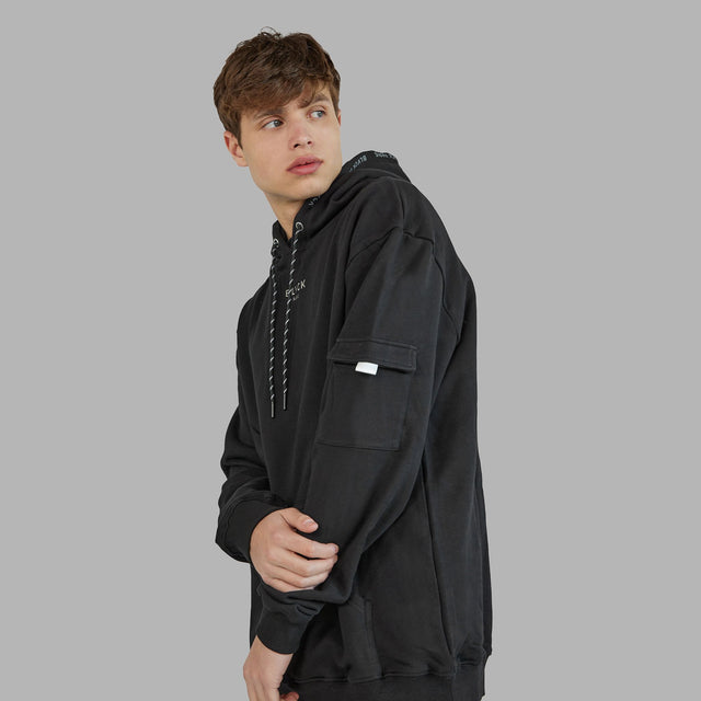 BLVCK 潮流口袋連帽衫