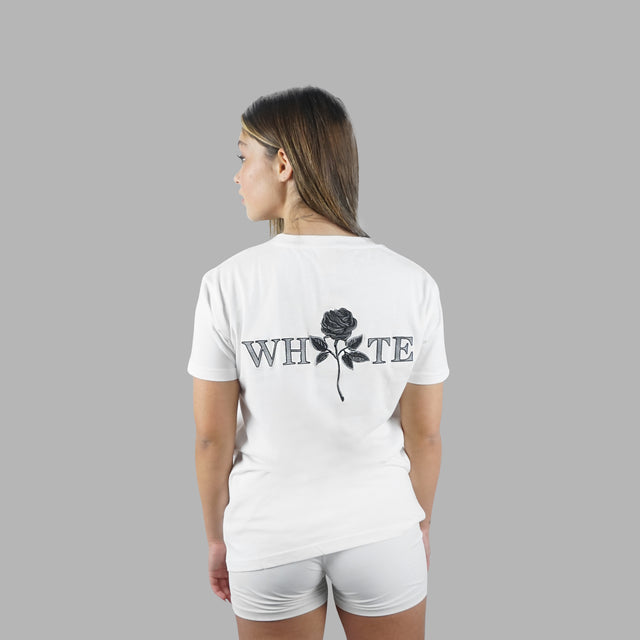 WHTE 浪漫玫瑰 TEE
