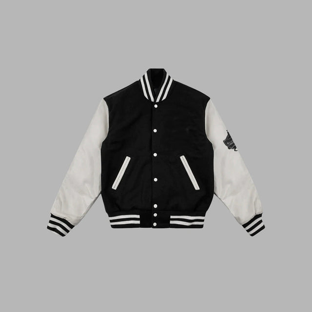 BLVCK x WHTE 联名棒球外套