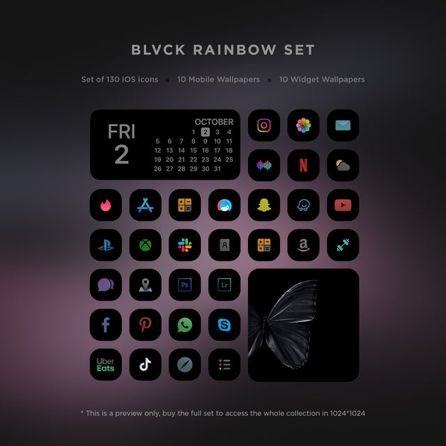 BLVCK X WHTE Android 精裝黑魂介面