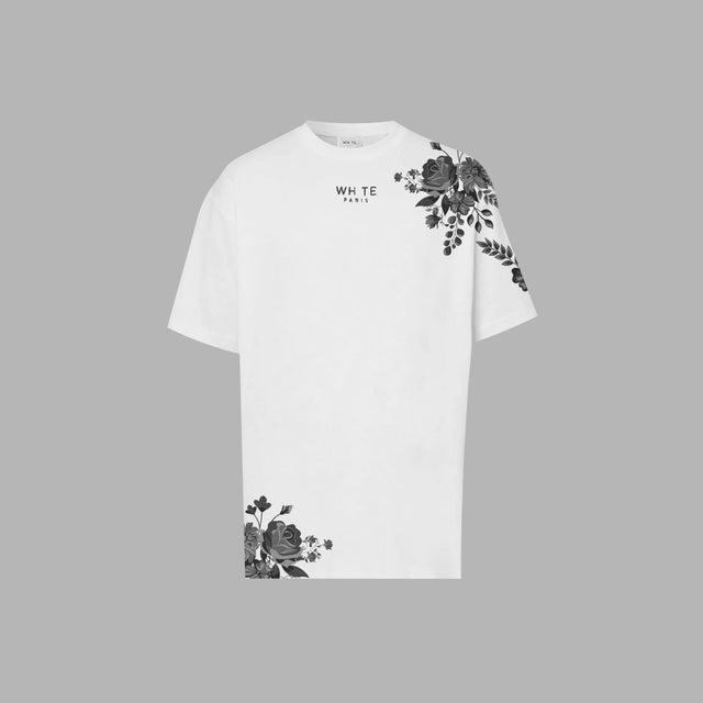 WHTE 鬱戀玫瑰 TEE