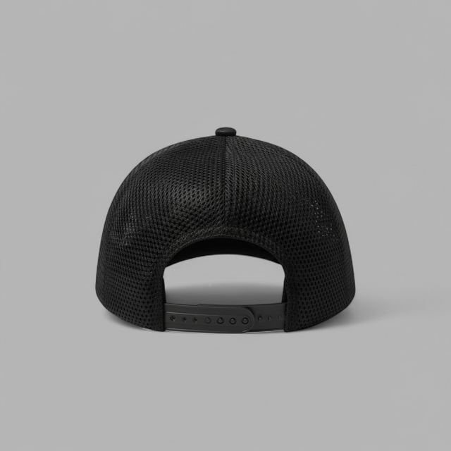 BLVCK 闇黑立體刺繡網帽