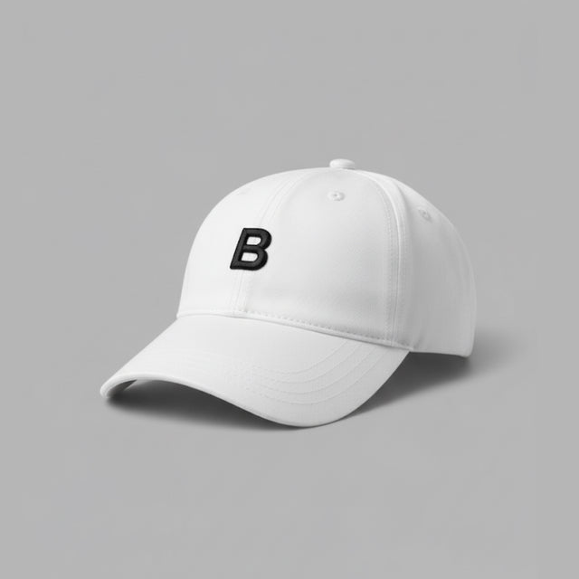 BLVCK 黑魂層次刺繡棒球帽 - 白