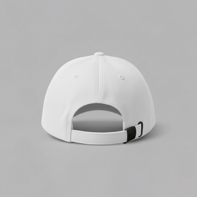 BLVCK 黑魂層次刺繡棒球帽 - 白