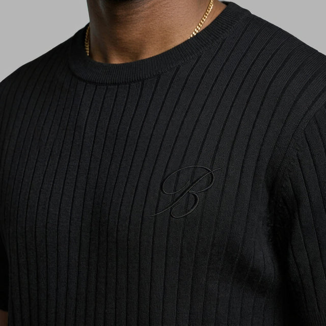 BLVCK Ribbed 羅紋短袖上衣