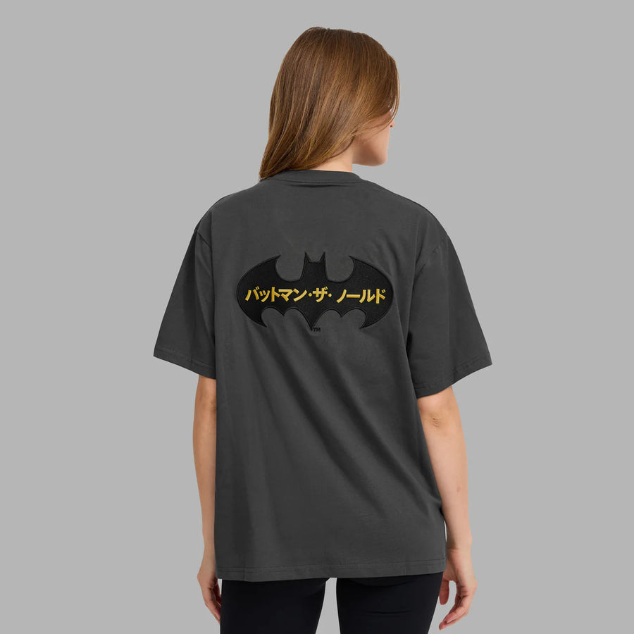 BLVCK X BATMAN 聯名LOGO TEE-灰